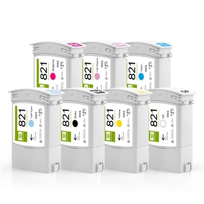 HP 821 400 ml gerecyclede latex -inktcartridges